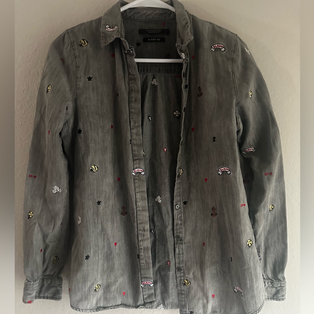 Scotch & soda button up shirt
